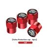 For AMG Car Aluminum Alloy Tire Valve Stem Caps Decorative Tires Dustproof Accessories Benz CITAN VITO SPRINTER CLS SLK W202 ZK1