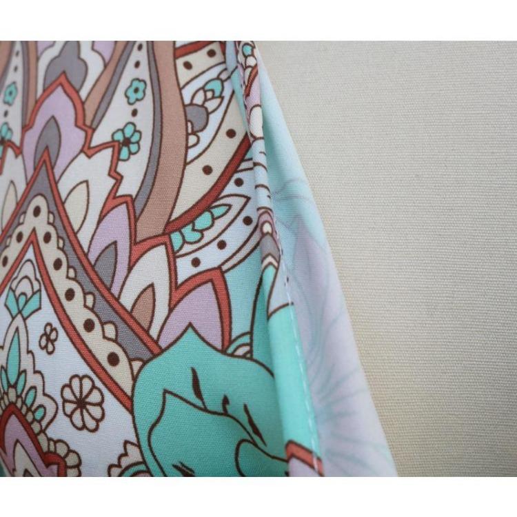 Богемное длинное платье с цветочным принтом, элегантное платье-свинг с глубоким V-образным вырезом, длинными рукавами и высоким разрезом, с поясом, женские пляжные платья, сексуальное