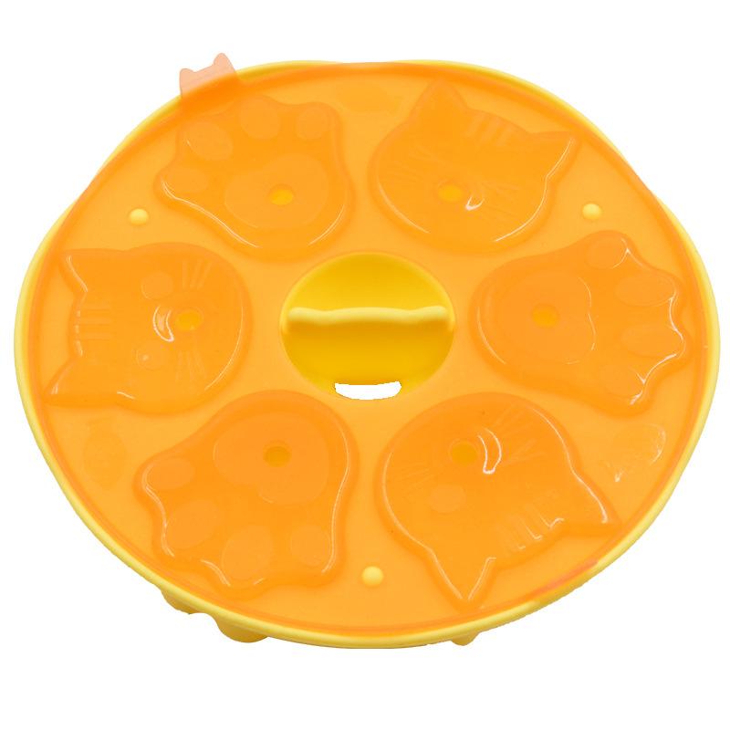 Baby food supplement mold can be steamed food grade high temperature tool baby cat paw rice cake ice cream steamed cake abrasive tool