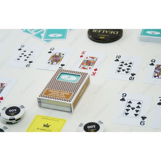 Isabel Hold'em Card 1 Dozen (12 Pieces) Grand Index Bridge Size Playing Card Collectibles Board Game Poker Casino, Popular Korean Game