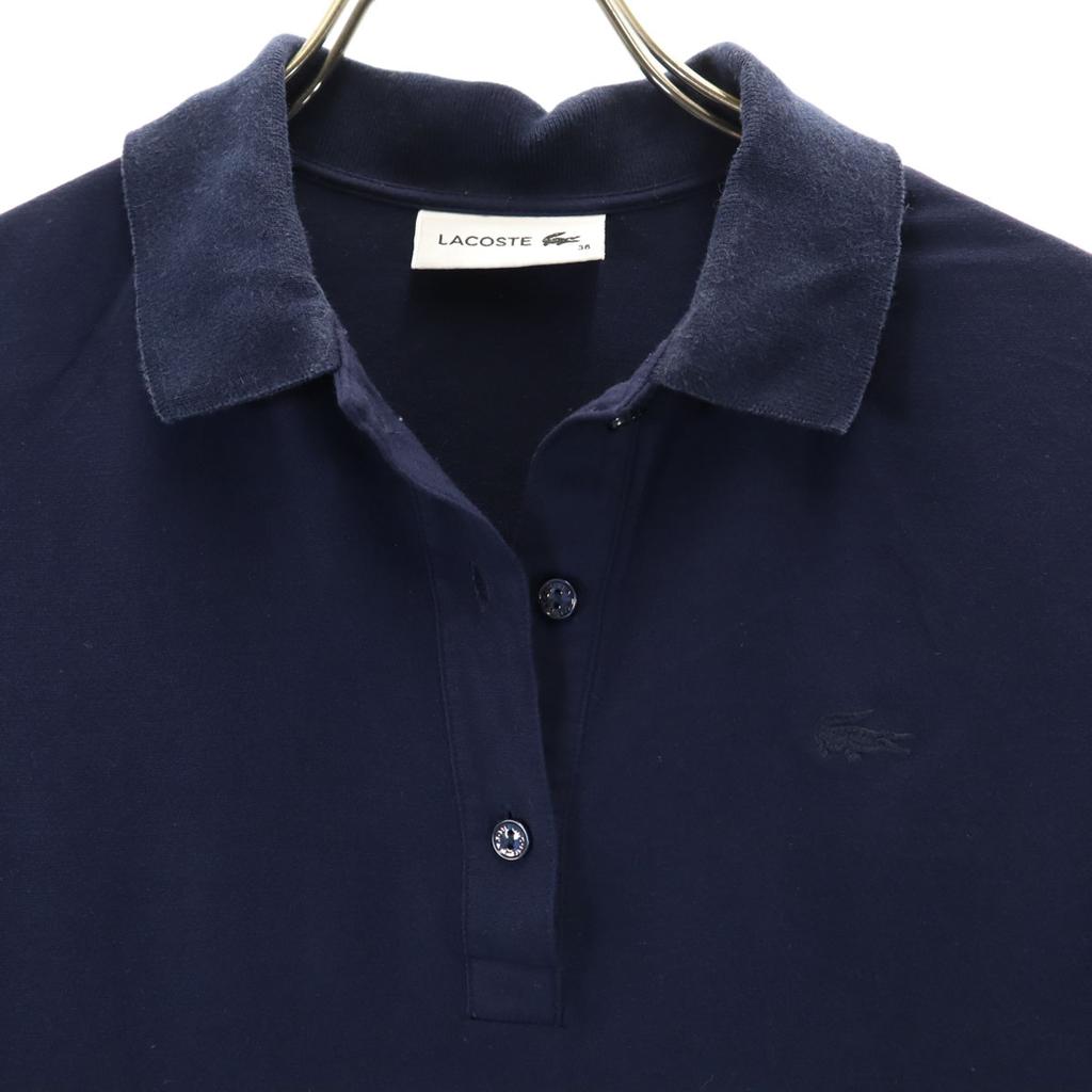 Lacoste Поло с коротким рукавом 36 Темно-синий Женский Б/У