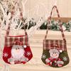 Christmas Candy Bag Exquisite Cartoon Santa Gift Bags Festive Handbag for Party Presents Decorations