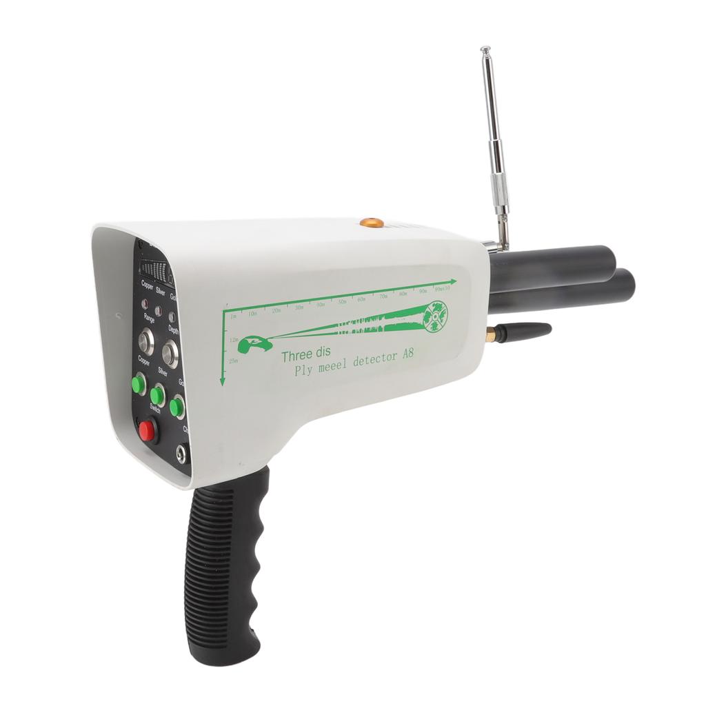 Металлический сканер Устройство 30 м Глубина 1000 м Диапазон A8 Защита дисплея Ручной металлоискатель для