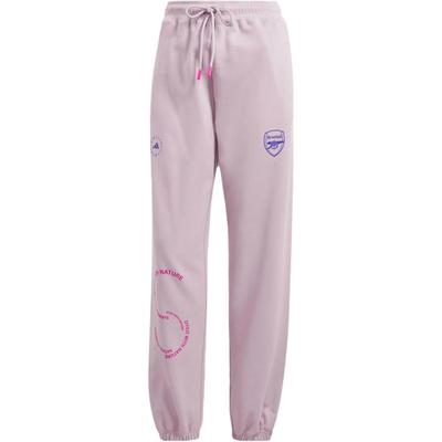 X Stella McCartney Collaboration Letter Print Loose Cuff Knit Sports Брюки женские Брюки розовые IA1500