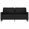 Vidaxl Sofa 2-Osobowa, Czarna, 140 Cm, Tapicerowana Aksamitem