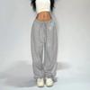 Casual Gray Sweatpants Women Wide Leg Black Joggers Classic Baggy Streetwear Female Oversized Sports Trousers All-match