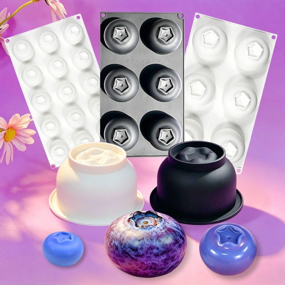 Flexible Blueberry Mousse Cake Mold Heat Resistant Baking Mold French Pastry Mold Chocolate