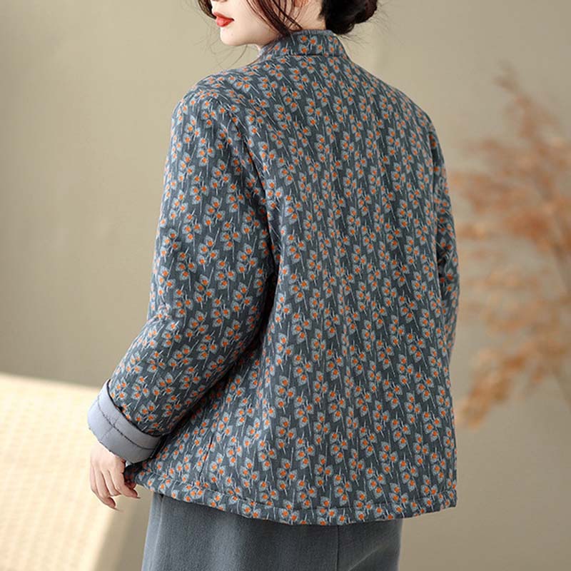 Женское пальто Утепленное Осенне-зимнее Хлопковое Ветрозащитное Оверсайз Теплая Повседневная Куртка