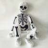 Funny Halloween Plush Toys Cute Skeleton Monster Ghost Skull Cartoon Horror Skull Fluffy Dolls Home Decoration Gifts