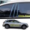For Infiniti FX FX35/FX37/FX45/FX50 2003-2008/G-Series 2002-2013 PC Material Pillar Post Cover Door Trim Window Molding Sticker