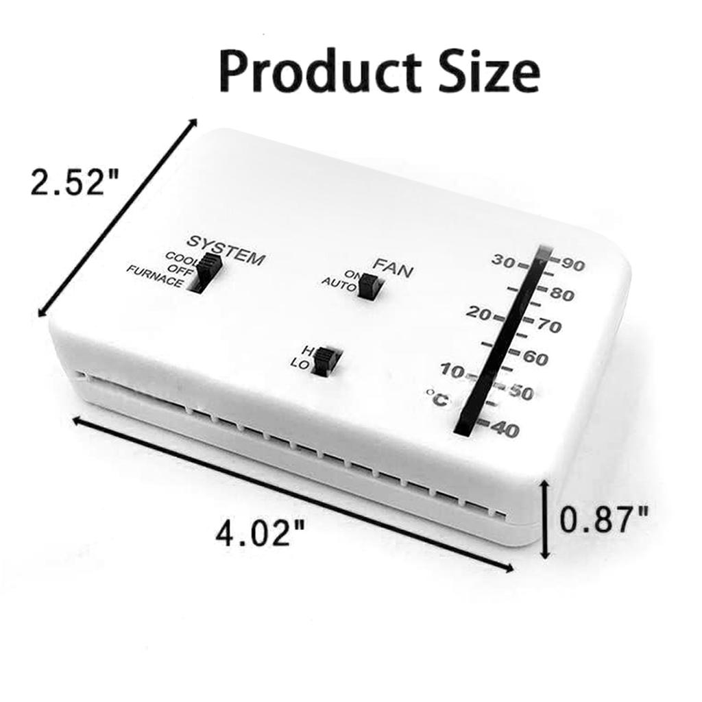 Термостат для автодома, Аналоговый термостат для автодома Нагрев Охлаждение Замена для Dometic RVs 3106995.032