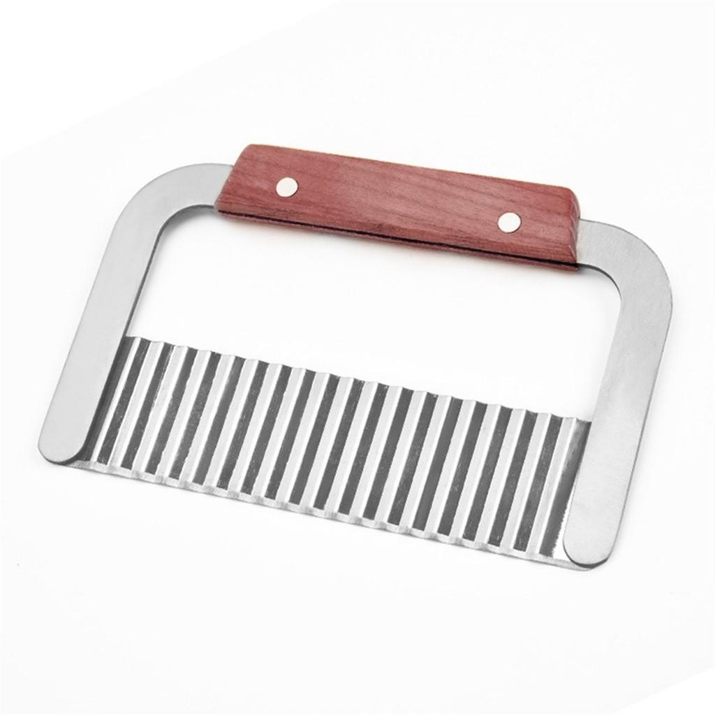 Картофельные чипсы, овощные морщинки, волнистый резак, инструмент для жарки картофеля фри, ручной измельчитель