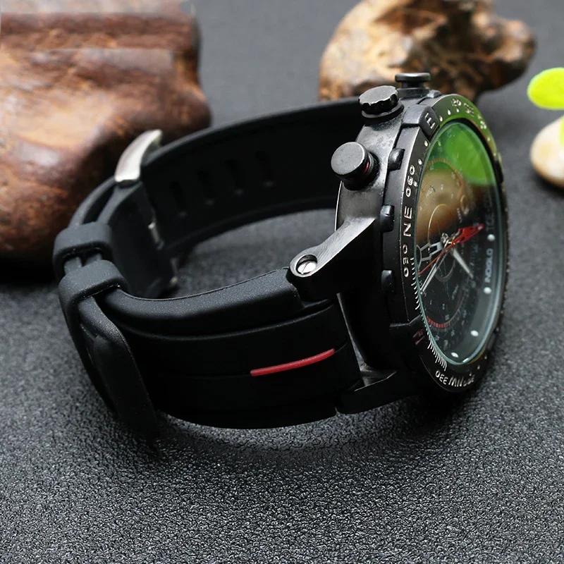 Силиконовый резиновый ремешок для часов timex T2N720 T2N721 TW2T76300, браслет, водонепроницаемый ремешок, выпуклый интерфейс, 16 мм
