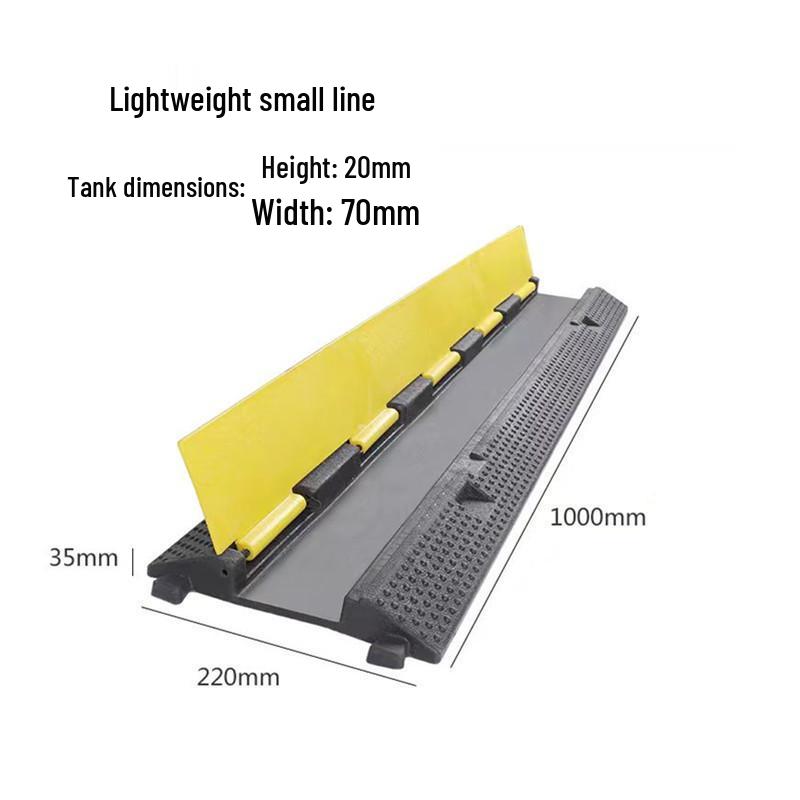 Indoor/Outdoor Cable Protection Rubber Trunking Speed Bump