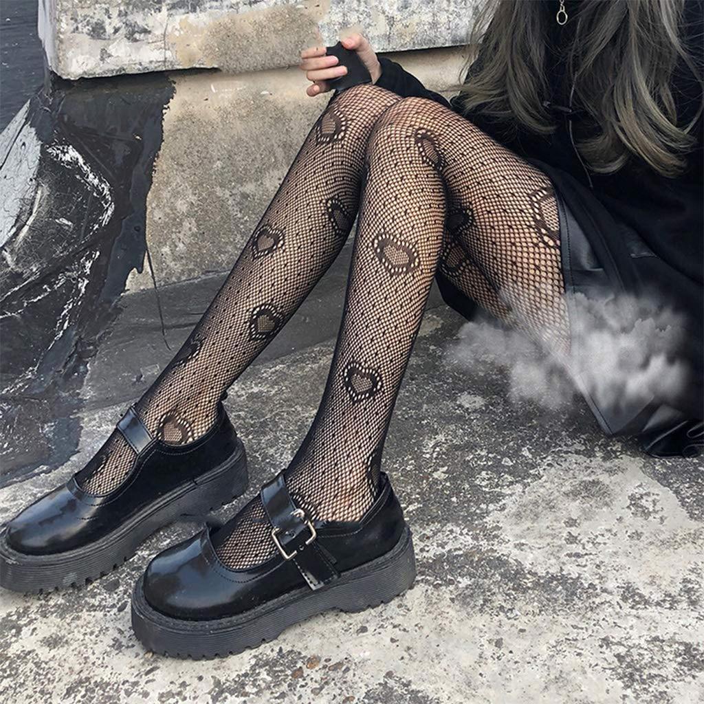 Kawaii Gothic Hollow Out Pantyhose Lolita Bow Knot Fishnet Stockings Women Spicy Girl Black White Sexy Thin Ins Tide Lace Tights