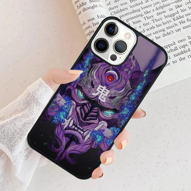 Oni Hannya Demon Mask Phone Case For iPhone 17 Air 15 16 Cover  11 13 14 Pro Max 12 Plus Max Fundas