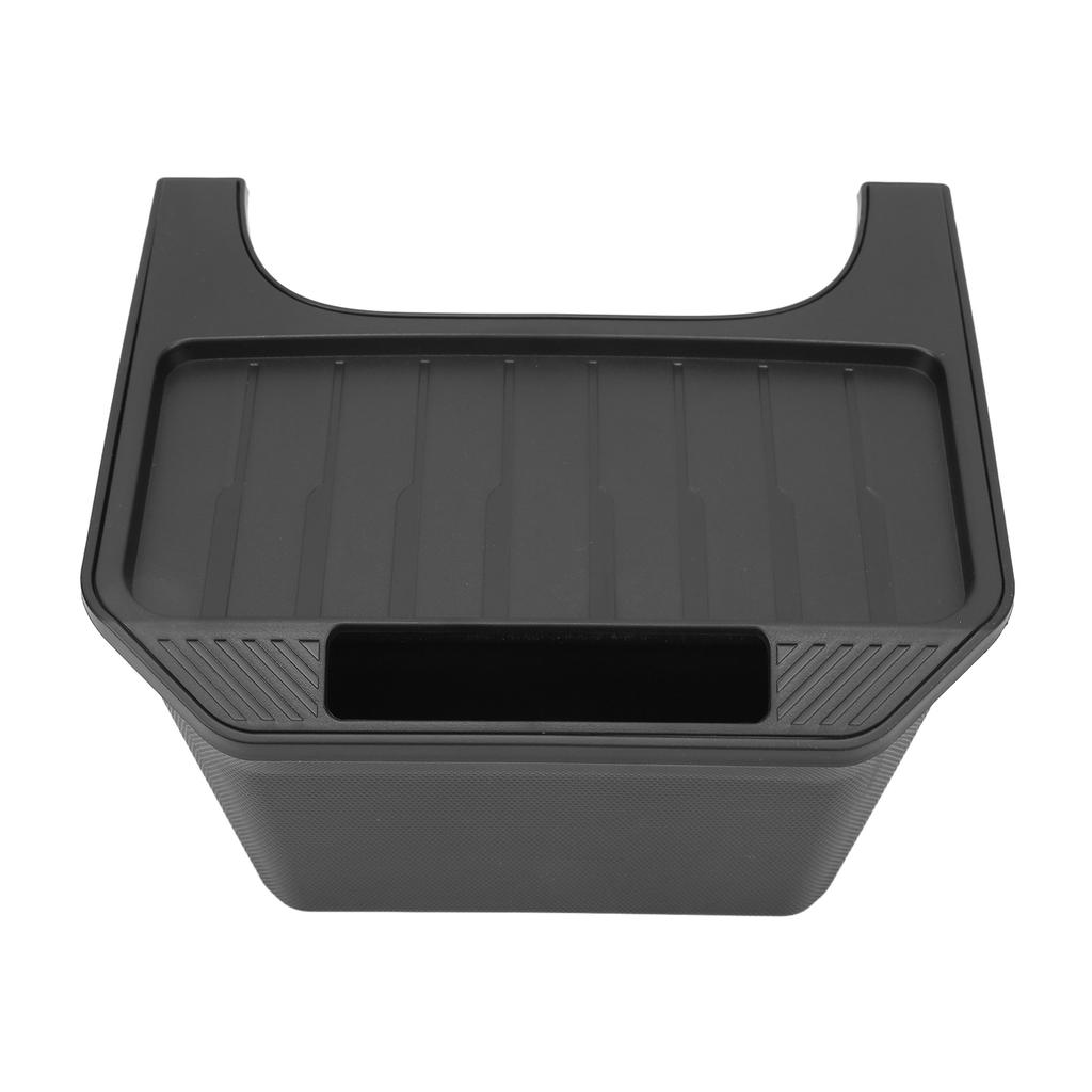 Rear Center Storage Box Large Capacity Black Neat Storage Center Console Insert Organizer Replacement For Tesla Model Y