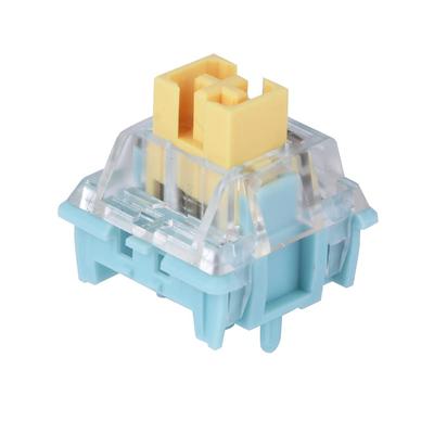 EPOMAKER Sea Salt Silent Mechanical Keyboard Switch Set with LED Slots Lubrication for Linear Gaming Keyboards for Keyboard Customization 35 Pieces