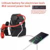 Car Jump Starter Portable Jump Starter Lithium Battery Jumper Box  Battery Pack Quick Charging Automotive Booster withDouble USB