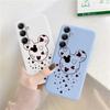Мягкий силиконовый чехол с рисунком из мультфильма для Samsung A55 M35 S24 Xiaomi Redmi Note 13 Pro iPhone Huawei Honor Realme Camera Защитный противоударный чехол