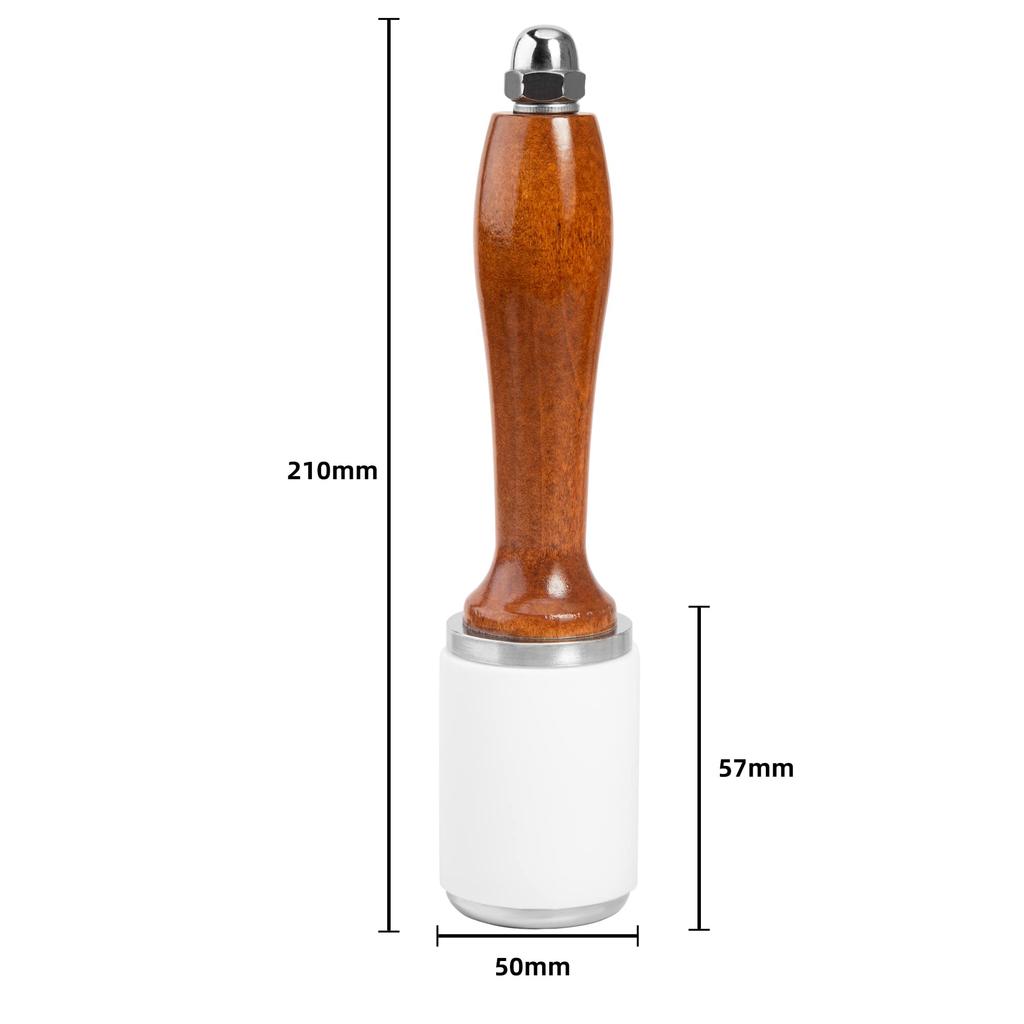 WUTA Professional Leather Carving Leather Craft Leather Craft Leather Nylon Head Handmade DIY Leather Tools Hamlet, Mallet, Molle, Hammer,