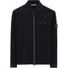 FW24 Corduroy Logo Badge Front Double Pocket Two-Way Zipper Long Sleeve Jacket Men Jackets Navy-Blue 811511604-V0020