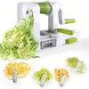 Manual Vegetable Spiralizer Multifunctional Vegetable Slicer Zucchini Noodle Maker Curly Fries