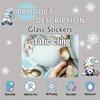 Santa Claus Glass Sticker 20x30cm Cartoon Cat Static Cling Removable Christmas Window Stickers