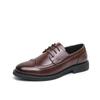 Brogue Men's Formal Leather Shoes Trendy Youth Design Style Outdoor Leisure Business Party Daily Office Wedding Shoes 38-46