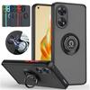 Матовый защитный чехол для OPPO A79 A18 A38 A58 A78 A98 5G A17 A77 A16 A55 чехол-кольцо магнитный держатель подставка противоударный чехол Fundas