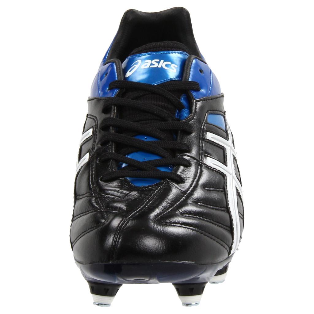 Asics Lethal Tigreor Comfortable Professional Stable SG (Metal Long Studs) Shock Absorbing Durable Soccer Shoes Men Soccer Shoes Blue Black P105L9-005