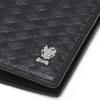Daks Navy Woven Pattern Leather Wallet Dbwa6f860n2