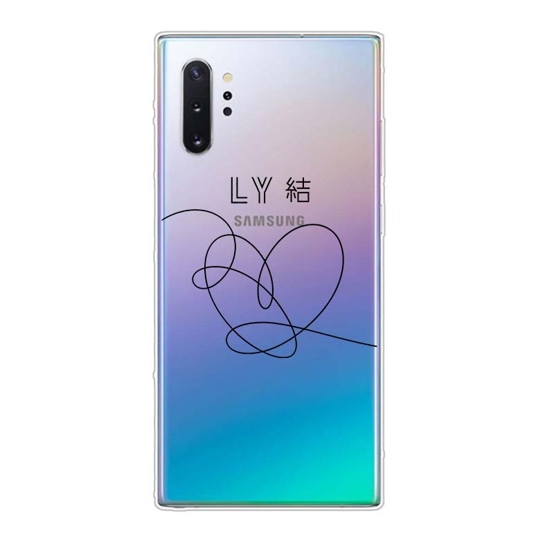 Чехол для телефона Love Yourself Flower Kpop для Samsung Galaxy Note 20 10 9 8 Plus Ultra Lite M31 M31S M10 M10S M20 M21 M30