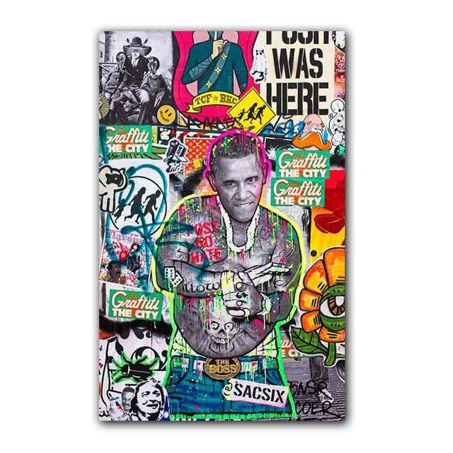 Настенная живопись Бэнкси, уличное граффити, культура, постер, портрет знаменитости, картина маслом, картина на холсте, украшение дома, фреска, без рамки