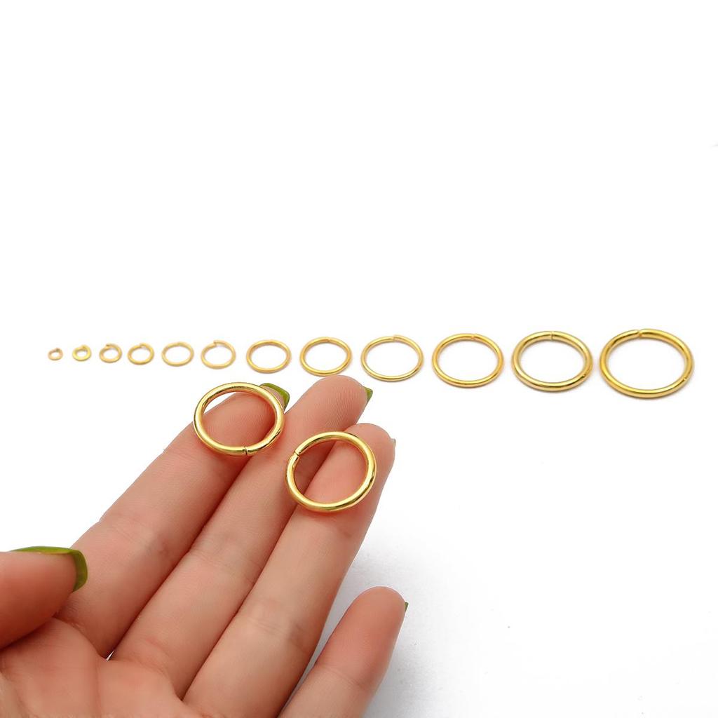 50-500 шт., размер 3-20 мм, переходные кольца, серебряные разъемные кольца, разъемы для поиска ювелирных изделий своими руками, аксессуары для изготовления аксессуаров