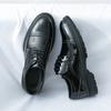 Fashion 2024 High End Fashionable Men's Business Dress Shoes Black Oxford Shoes Breathable British Style Men's Leather Casual Shoes
