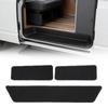 3pcs Carpet Step Mat Set For VW Transporter T5 T6 Black Anti Slip Campervan Door Mats For Sliding Door & Driver & Passenger Door