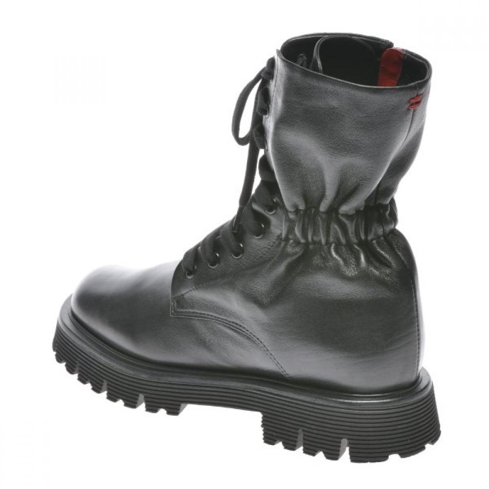 Riccio Anna Женские шнурованные ходунки Черные Hs23hal002bk