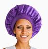 Шапочка для душа с широкими полями из эластичного атласа для ухода за волосами — для сна, посещения салона и душа для женщин