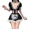 Сексуальный темперамент бар женская униформа костюм соблазнение косплей японская мягкая милая горничная горничная
