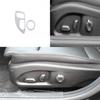 Панель кнопок ручки регулировки сиденья 2 шт. для Cadillac CT4-V CT4 Silver Steel 20-