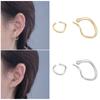 Trendy French Geometric Girls Women Ear Cuff Irregular Ear Clip Clip Earrings Fashion Jewelry