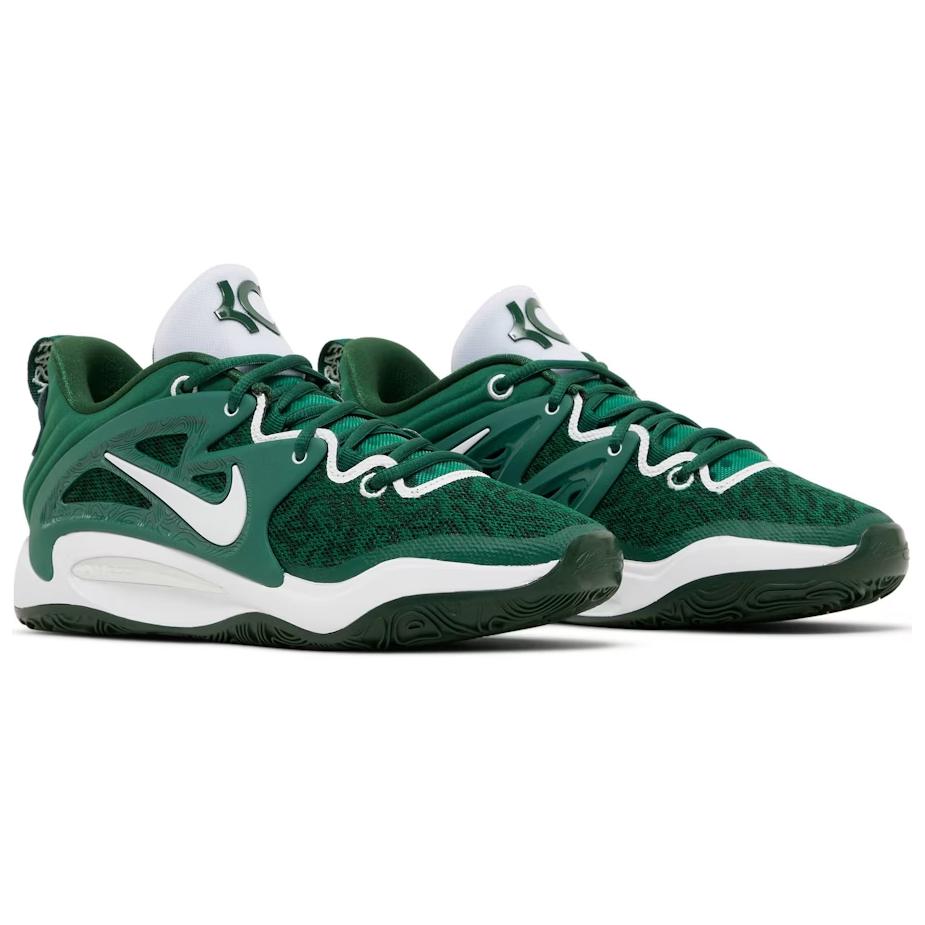 Nike KD 15 TB Gorge Green Унисекс Кроссовки Белые DX6648-300