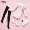 1 Set 1/6 Doll Fashion Casual Clothes Shoes Hats Winter Wear Sweaters Pants Handmade Girl Doll Wearing