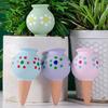 4 Pcs Self Watering Bulbs Polka Dot Flower Watering Globes Planter Insert Slow Release Watering Bulbs for Watering Houseplants