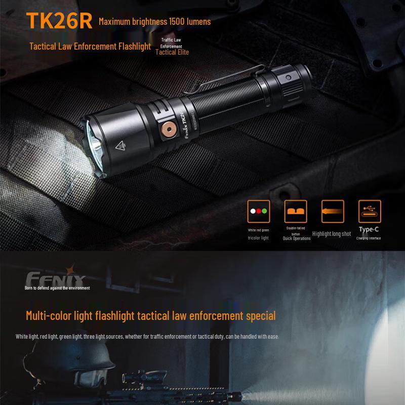 Перезаряжаемый тактический фонарь Fenix TK26R