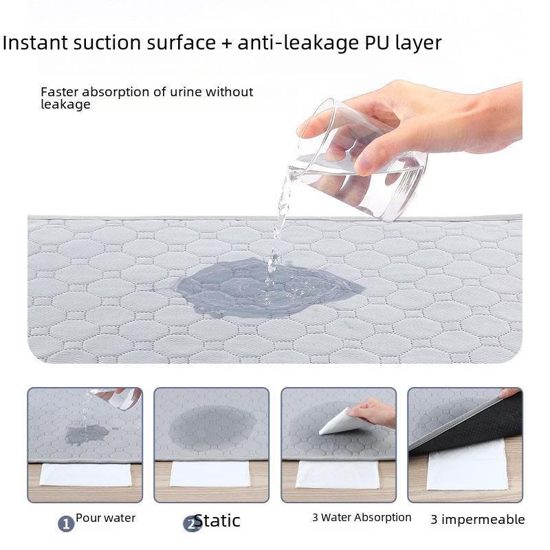 Моющиеся и многоразовые пеленки для дрессировки собак — четырехслойные водонепроницаемые, впитывающие пеленки для сбора мочи домашних животных и подгузники для кошек.