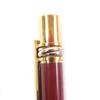 Отличная шариковая ручка Cartier Логотип Must de Cartier стиль twist Бордовый золотой мужская Б/у