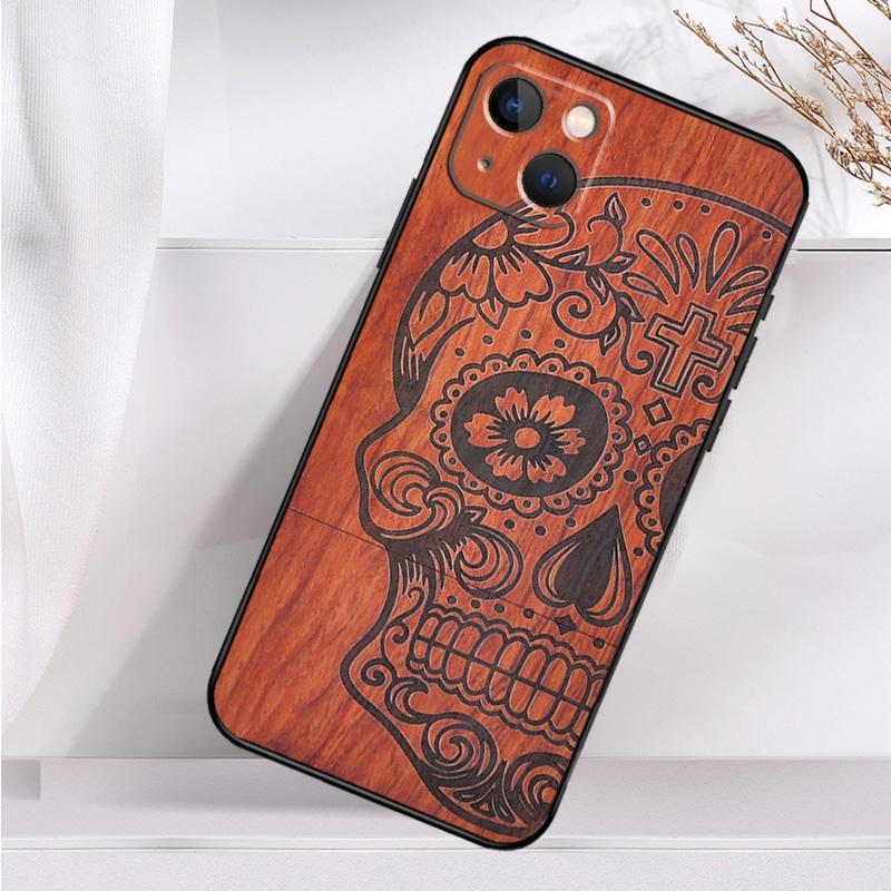 Natural Bamboo Wood Pattern Print Phone Case For iPhone 16 15 14 12 11 13 Pro Max 7 8 Plus X XR XS Max 13 12 Mini Cover
