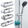 Rotatable Shower Head Holder With Storange Hook Sprayer Fixed Base Hardware Bath Accessories